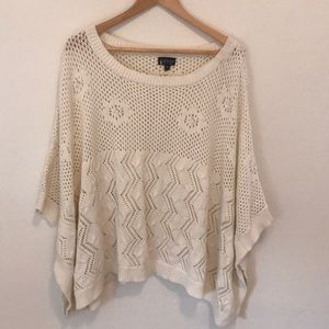 Top shop new knit poncho